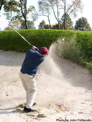 Dave Donelson bunker shot